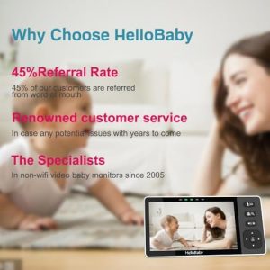 HelloBaby HD Baby Monitor with 1080P Camera